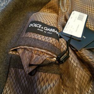 NEW AUTHENTIC $1795 DOLCE GABBANA Jacket Blazer US 42/44 EUR 52 ITALY WOOL/SILK